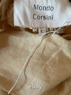 Mondo Corsini 100% linen maxi dress large
