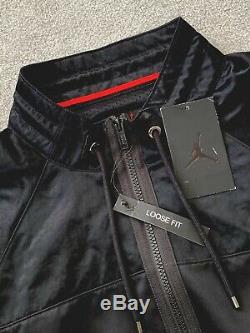 NEW Mens Nike Air Jordan Wings Tracksuit SET MJ 23 Jacket & Bottoms TRIPLE BLACK
