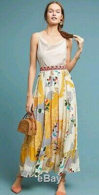 NWT Anthropologie Bhanuni Mischa Maxi Skirt Floral Gorgeous large