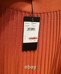 NWT Weekend MaxMara $425 12-14US/L Maxi/Midi Rib Pleated Skirt/Strapless Dress