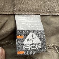 Nike ACG Convertible Pants Womens Large Wide Leg Full Length Hiking Outdoor New