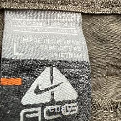 Nike ACG Convertible Pants Womens Large Wide Leg Full Length Hiking Outdoor New