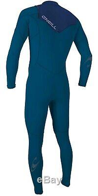 ONeill Mens Hammer 3/2 Chest Zip Wetsuit Full Length Wetsuit Blue / Navy 2020
