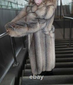 PERFECT Full Length Crystal Fox Fur Cat Full Pelts ONE OF A KIND