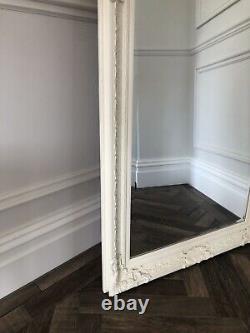 Pembridge Large Full Length Antique Cream Leaner Wall Floor Mirror 75 x 32