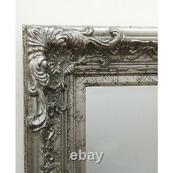 Pembridge Large Full Length Antique Silver Leaner Wall Floor Mirror 75 x 32