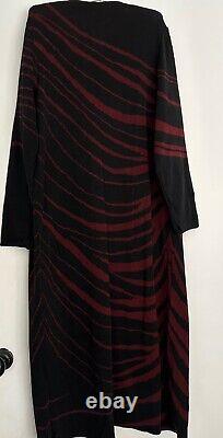 Peruvian Connection Full length Duster open front Pima Cotton Sz Large