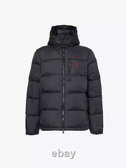 Polo Ralph Lauren Mens El Cap Water-Repellent Down Puffer Jacket Black XL