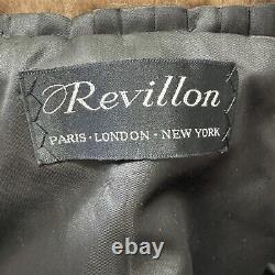 Revillon Furs Full Length Raccoon Fur Coat Size L Fully Lined