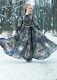 Russian Style Dress Maxi. Designer Clothing. Exclusive. Full-length