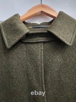 SCHNEIDERS SALZBURG Womens Size Large Olive Wool Full Length Coat