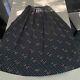 Staud Black Multi-print Cotton-poplin Maxi Skirt. Us 10/uk 14