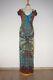 Save The Queen Jean Paul Gaultier Style Multicolored Maxi Dress Size L