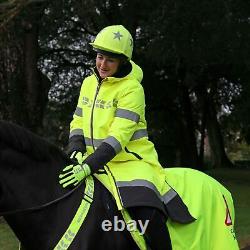 Shires Equi-flector All Weather Robe Waterproof Hi Viz Reflective Full Length