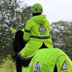 Shires Equi-flector All Weather Robe Waterproof Hi Viz Reflective Full Length