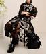 Simone Rocha X H&m Hm Wide Tinsel-patterned Tulle Dress Black Xs S M L New