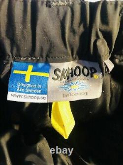 Skhoop Long Insulated Down Skirt Winter Ski Side Zip Swedish Sz L Full Length