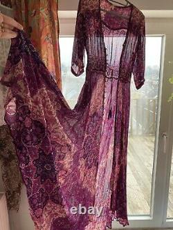 Spell And The Gypsy Kiss The Sky Violet Gown Size L