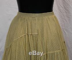 Spell & The Gypsy Women's Grace Tulle Maxi Skirt MC7 Caramel Large NWT