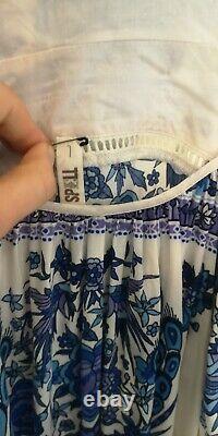 Spell and Gypsy Collective Hotel Paradiso Bluebird strappy dress in size L