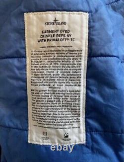 Stone Island Garment Dyed Crinkle Reps With Primaloft-TC Badge Jacket Blue XL