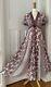 Stunning East Artisan Anokhi Hand Block Printed Cotton Gauze Maxi Dress L/xl