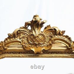 Stunning French Large Baroque / Roccoco Mirror Antique Guilt Gold