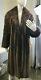 Stunning Full Length Canadian Brown Beaver Fur Coat Made Canada Nice Condition