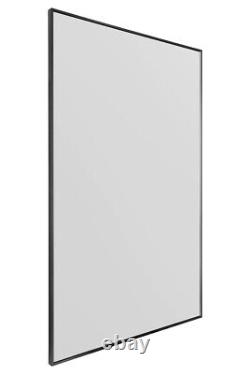 The Artus New Extra Large Black Aluminium Mirror 68 X 43 174 x 110cm