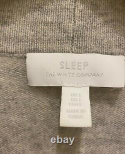 The White Company Long Cashmere Robe Full Length Pale Grey Size Large