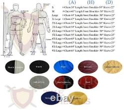 Thick Padded Quilted Armor Full Length Gambeson like Witcher Cosplay costumes