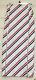 Thom Browne Ny White Long Skirt Double Zip Diagonal Red Dark Blue Stripes Size L