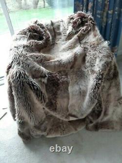 Toscana FULL Length real shearling sheepskin coat 14/16