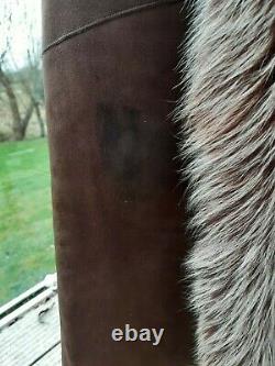 Toscana FULL Length real shearling sheepskin coat 14/16