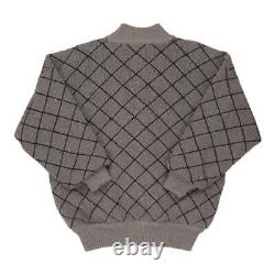 Ungaro Cardigan Large Grey Cotton