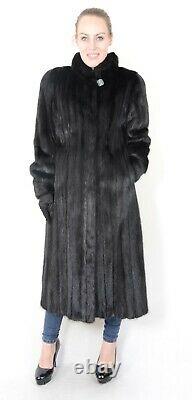 Us2012 Beautiful Female Mink Fur Coat Jacket Full Length Size L Nerzmantel
