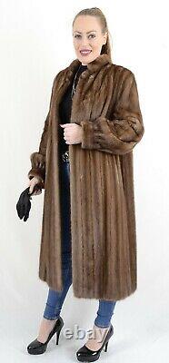 Us2198 Beautiful Female Farmer Mink Fur Coat Jacket Size L Nerzmantel