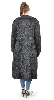 Us2890 Swakara Persian Lamb Fur Coat Full Length Jacket L Persianer Mantel