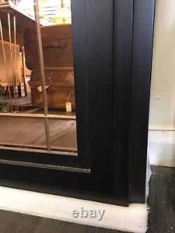 VERY LARGE FULL LENGTH ART DECO MIRROR 1920'S in NEW BLACK DECO STYLE FRAME
