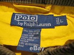 VTG Polo Ralph Lauren Fireman Coat Jacket Toggle L QUALITY