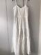 Veronica Beard Off White Broderie Anglaise Maxi Dress Size L