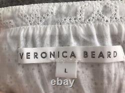 Veronica Beard Off White Broderie Anglaise Maxi Dress SIZE L