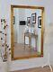 Very Large Full Length Gold Wall Standing Mirror Antique 5ft6 X 3ft6