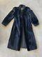 Vintage Aladino Stefani Original Full Length Genuine Mink Coat Black Large