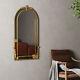 Vintage Full Length Antique Leaner Mirror Large Gold Arch Wall Mirror 120 X 60cm