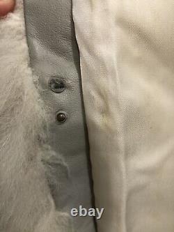 Vintage SAGA FOX Full Length Norwegian Blue Fox Fur Coat Retro Glamour Large