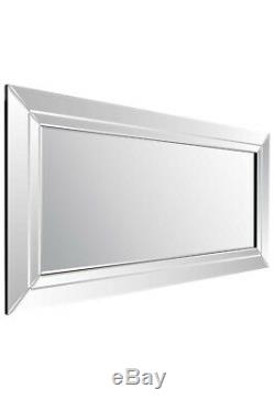Wall Mounted Full Length Large All Glass Mirror 5Ft9 X 2Ft9 174cm X 85cm