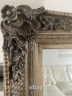 William wood large ornate full length floor mirror