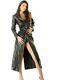 Women Real Very Sexy Ladies Pure Buttersoft Leather Full Length Trench Coat