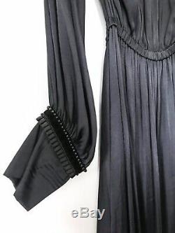 Zara Backless Satin Dress Size L UK 12